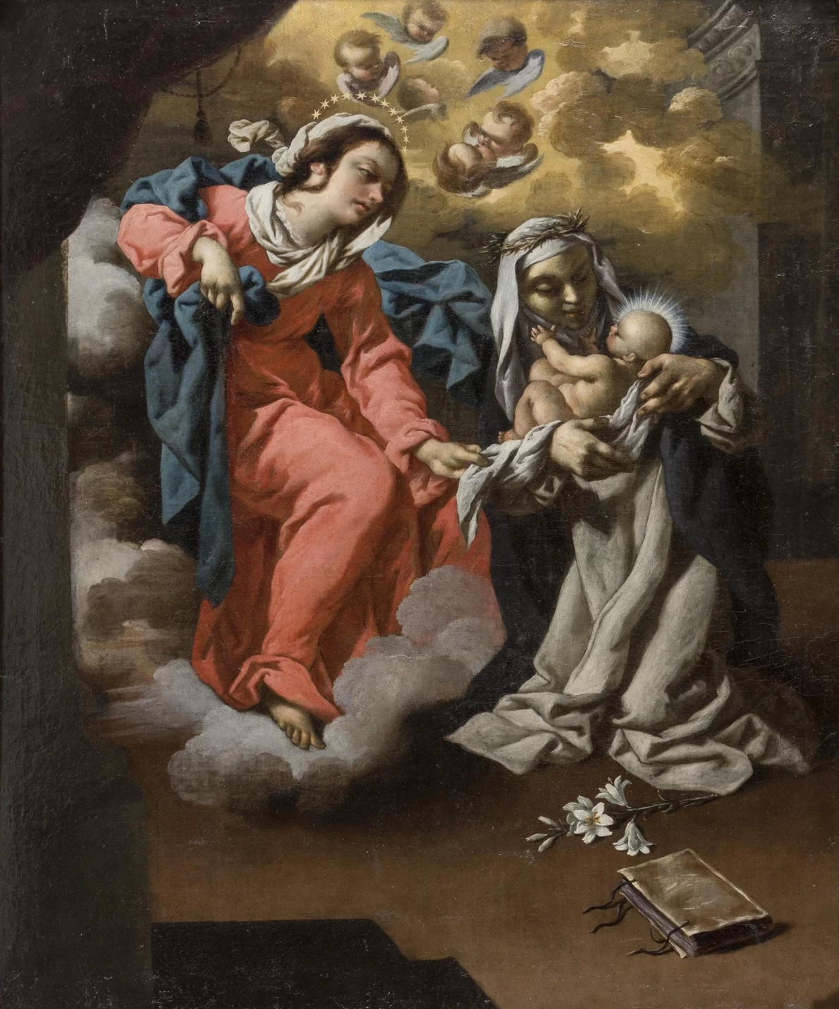 La Vergine consegna il Bambino a Santa Caterina da Siena